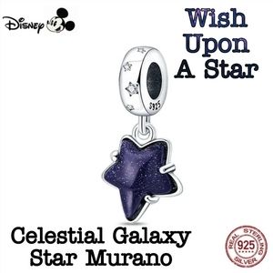 BOGO! Bundle to get discount! 925 Sterling Silver Celestial Galaxy Star Murano